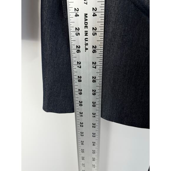 Caché Denim Trench Coat Women’s Small Y2K Glam Parisian Old Money - Picture 6 of 11